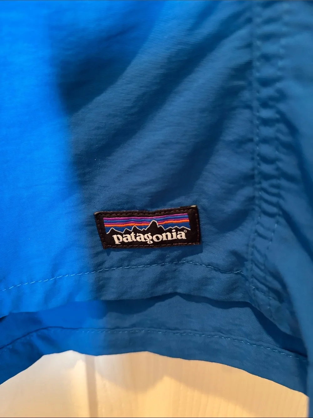 Patagonia Women's Baggies Shorts 5" Ocean Shore Blue Quick Dry Large L - Picture 3 of 6